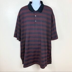 Reebok Striped Shirt red black big size 5XL